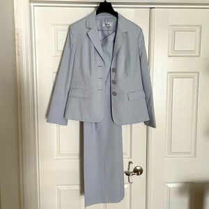 Le Suit grey/Blue Pantsuit with Blazer